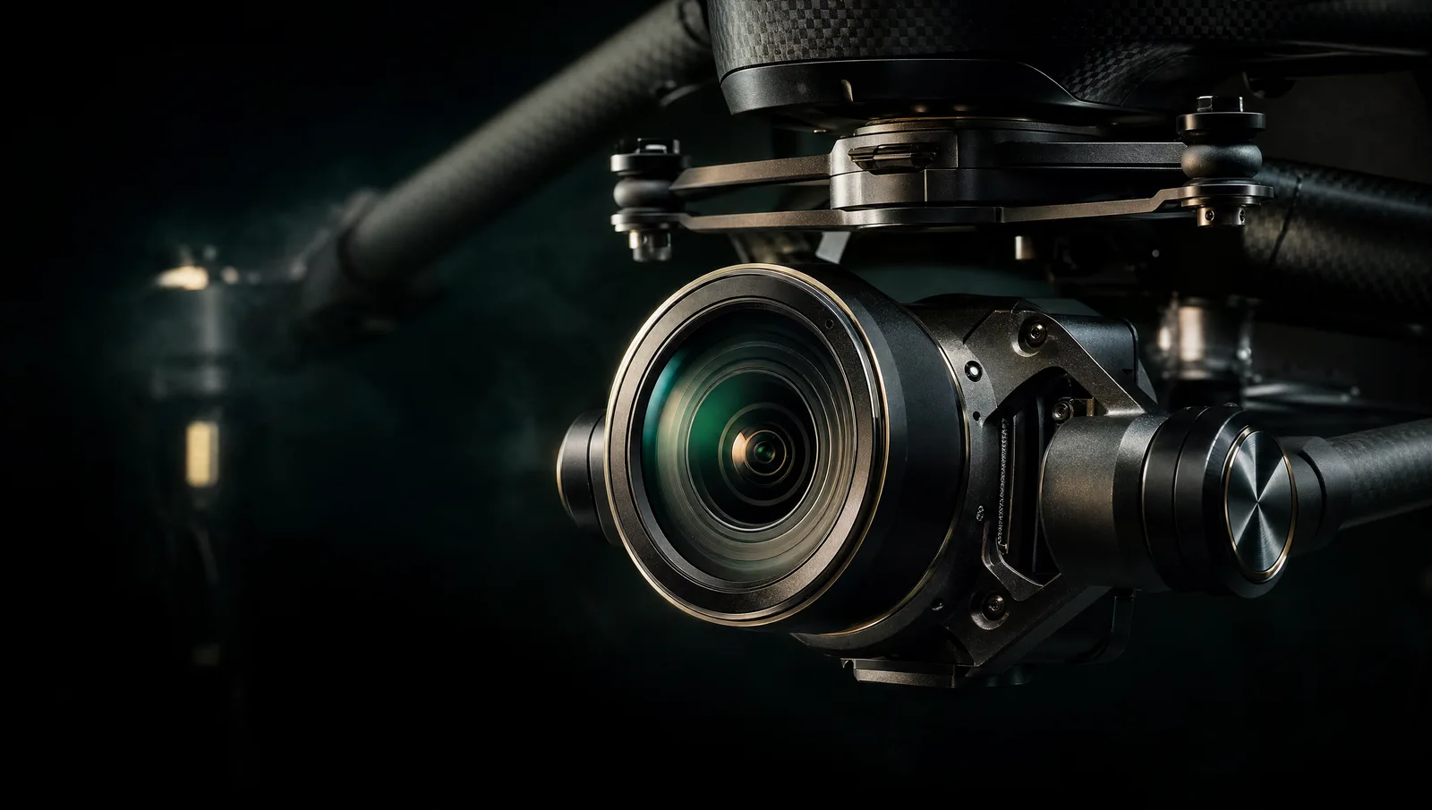 Professionele dronecamera met gimbal